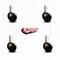 Service Caster 2.25 Inch Antique Soft Tread Ball Caster - 7/16 Inch Grip Ring Stem, 4PK SCC-GR01S214-DCR-WA-71678-4 - alternate 3